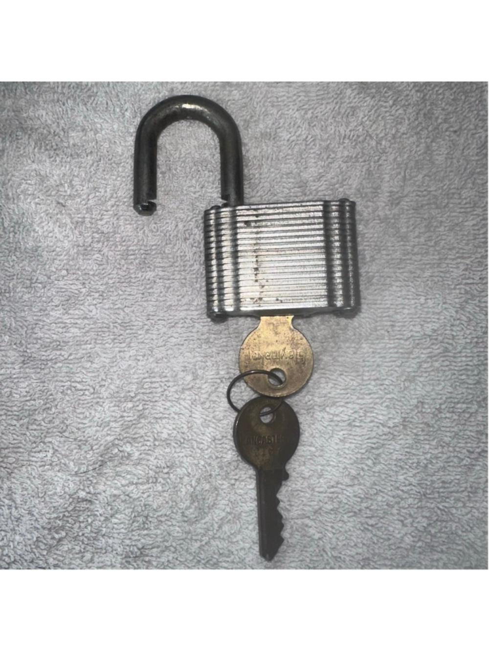 Vintage Slaymaker Padlock with 2 Slaymaker Keys Made In Lancaster Pennsylvania